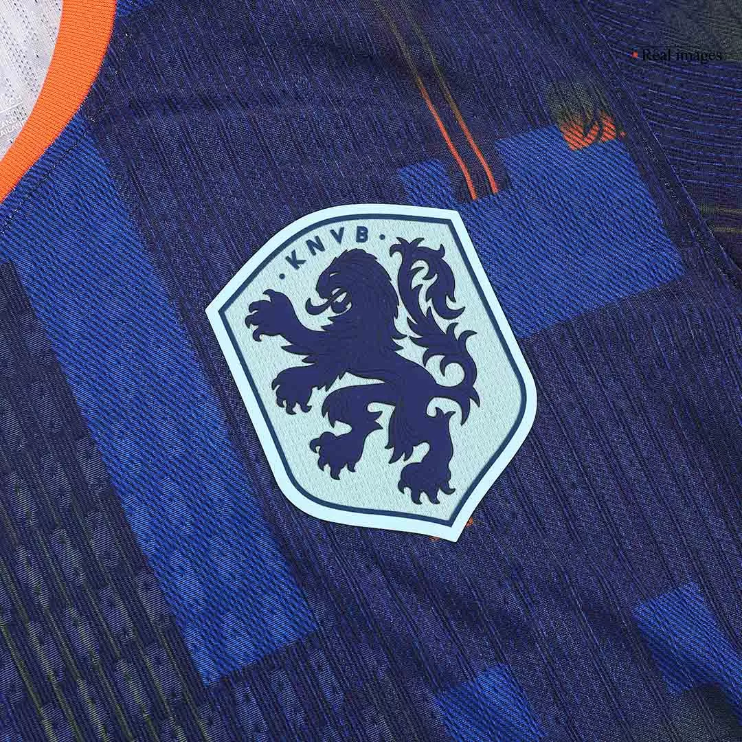 Netherlands Authentic Soccer Jersey Away Shirt EURO 2024