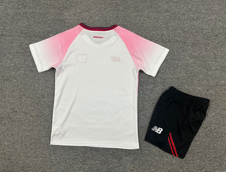 Bayer 04 Leverkusen Soccer Jersey Away Kids Kit Jersey+Shorts 2025/26