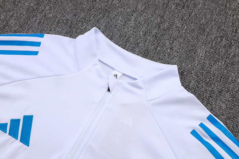 Real Madrid Training Kit (Sweatshirt+Pants) White 2025/26