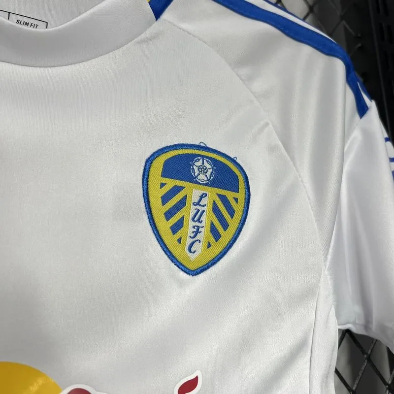 Leeds United Football Jersey Home Kids Kit Jersey+Shorts 2024/25
