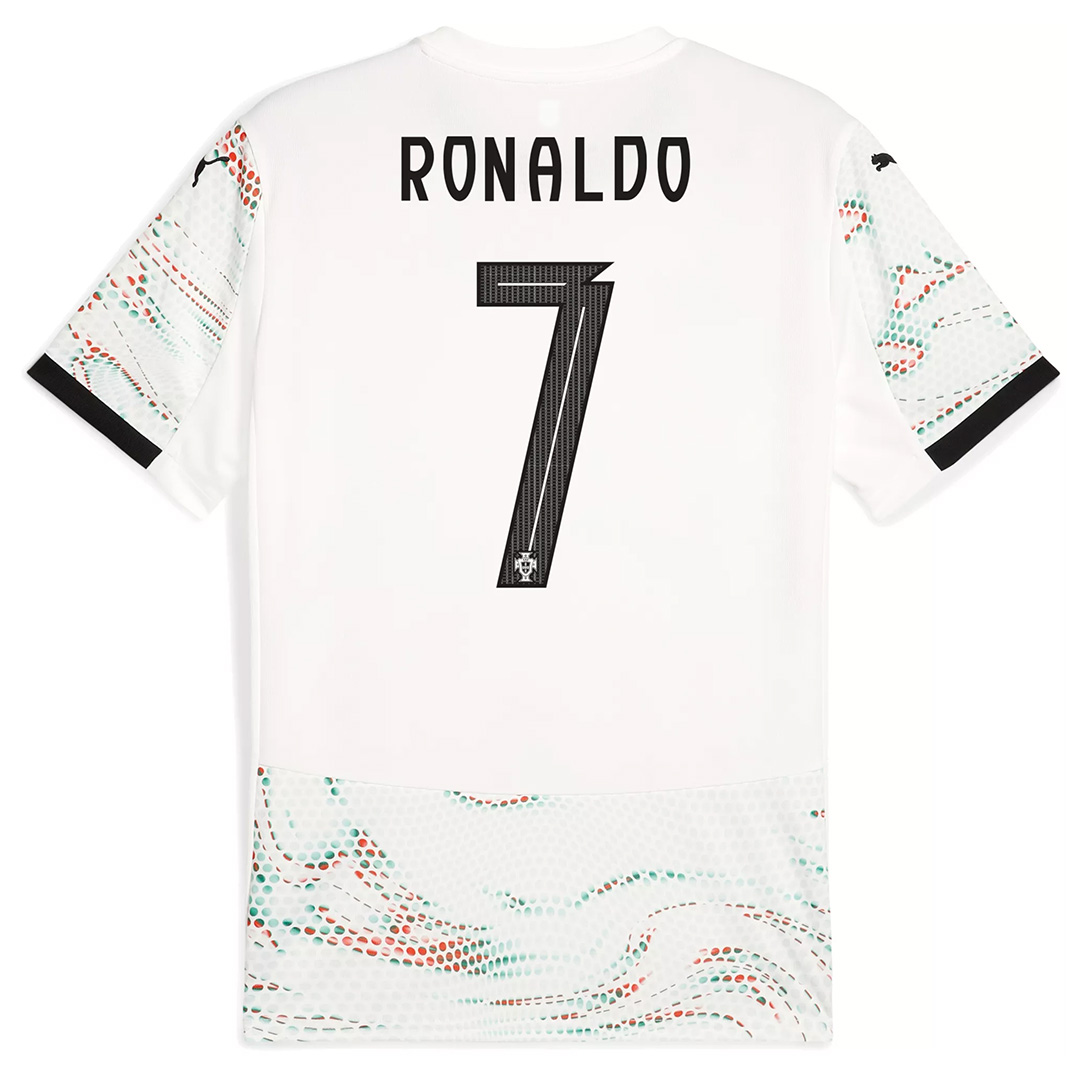 Ronaldo #7 Portugal Soccer Jersey Away Shirt 2025