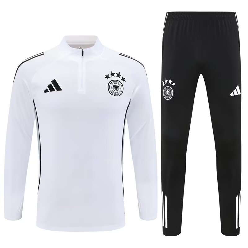 Germany Training Kit (Sweatshirt+Pants) White 2025 - 125th Anniversary