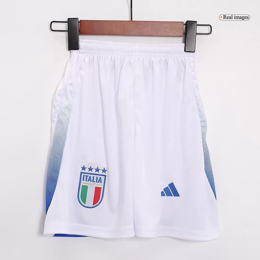Italy Home Football Uniform Kids Kit Jersey+Shorts EURO 2024