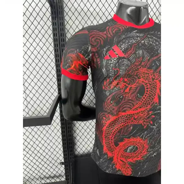 Real Madrid Authentic Soccer Jersey Red Dragon Special Edition Shirt 2025/26