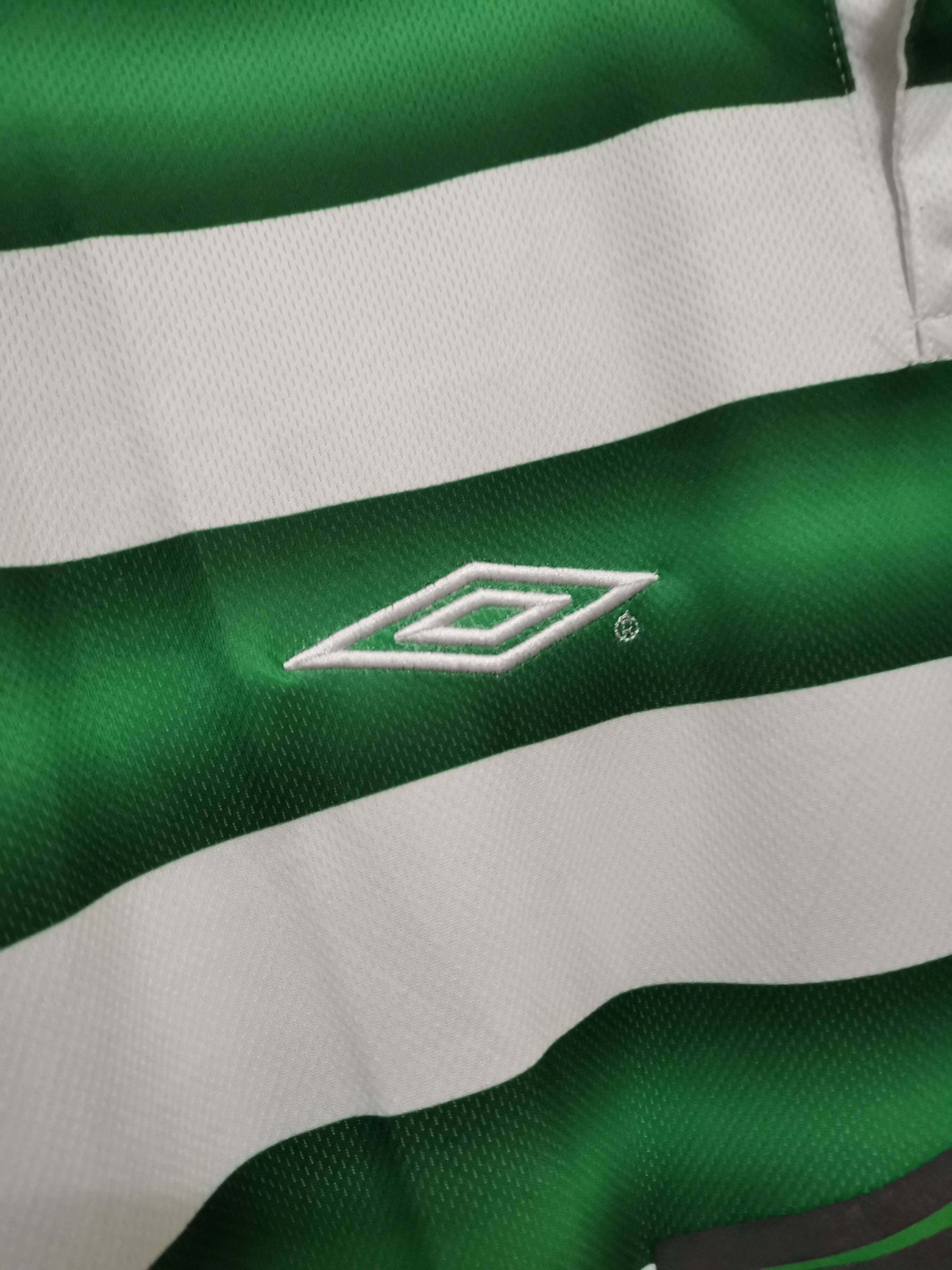 Celtic Retro Soccer Jersey Home Custom Shirt 2003/04