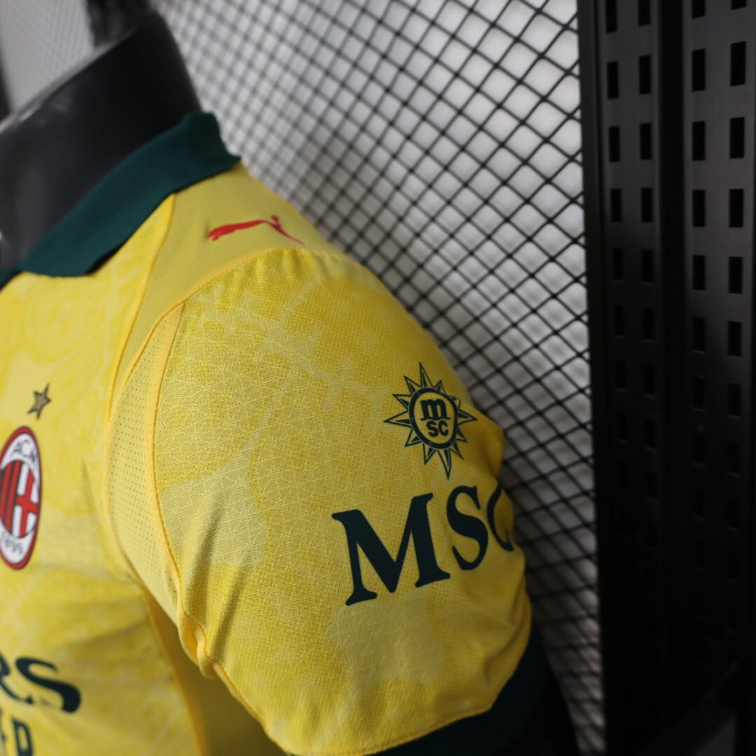 AC Milan Authentic Soccer Jersey Third Away Shirt 2025/26