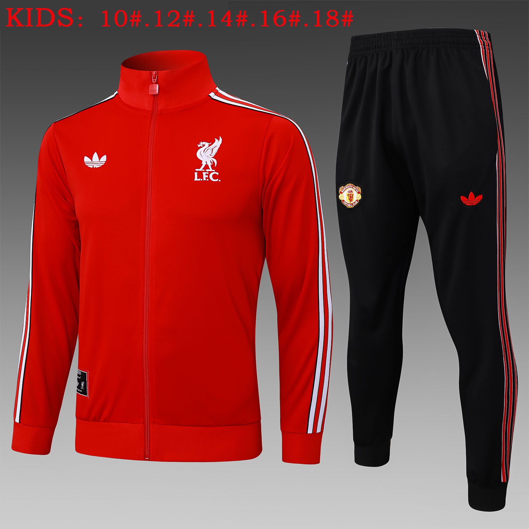 Kids Liverpool Training Kit (Jacket+Pants) Red 2025/26