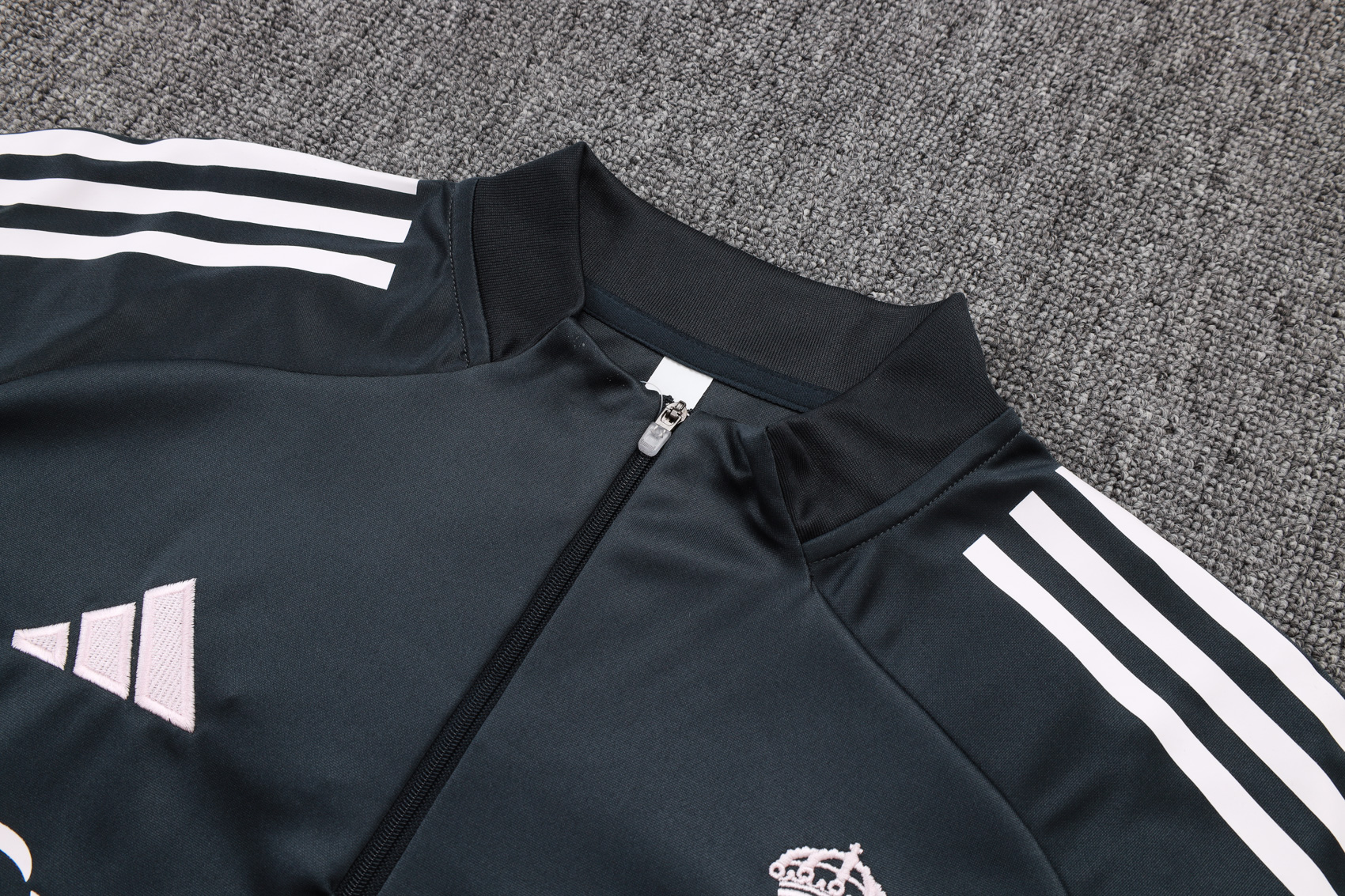 Real Madrid Training Kit (Sweatshirt+Pants) Dark Grey 2025/26