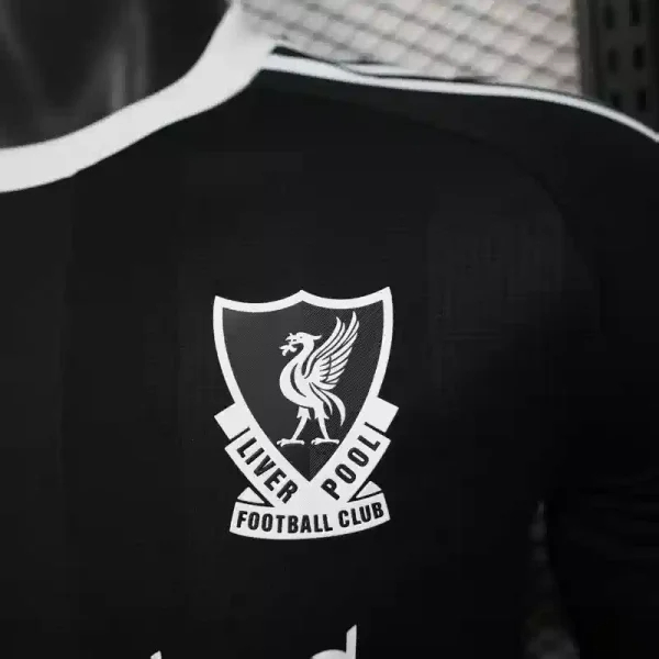 Liverpool Authentic Football Jersey Black Goalkeeper Shirt 2025/26