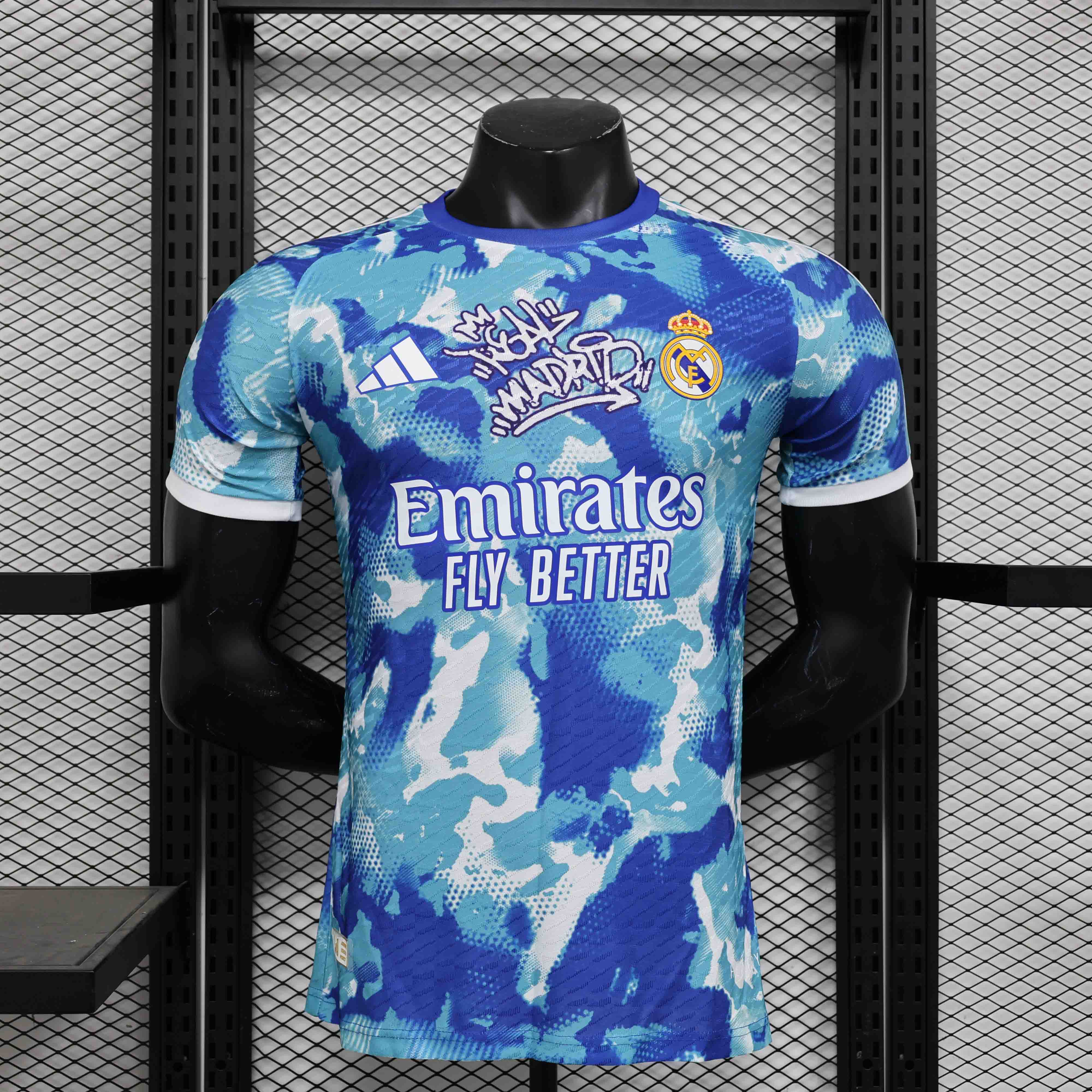 Real Madrid Authentic Soccer Jersey Ocean Special Edition Shirt 2024/25