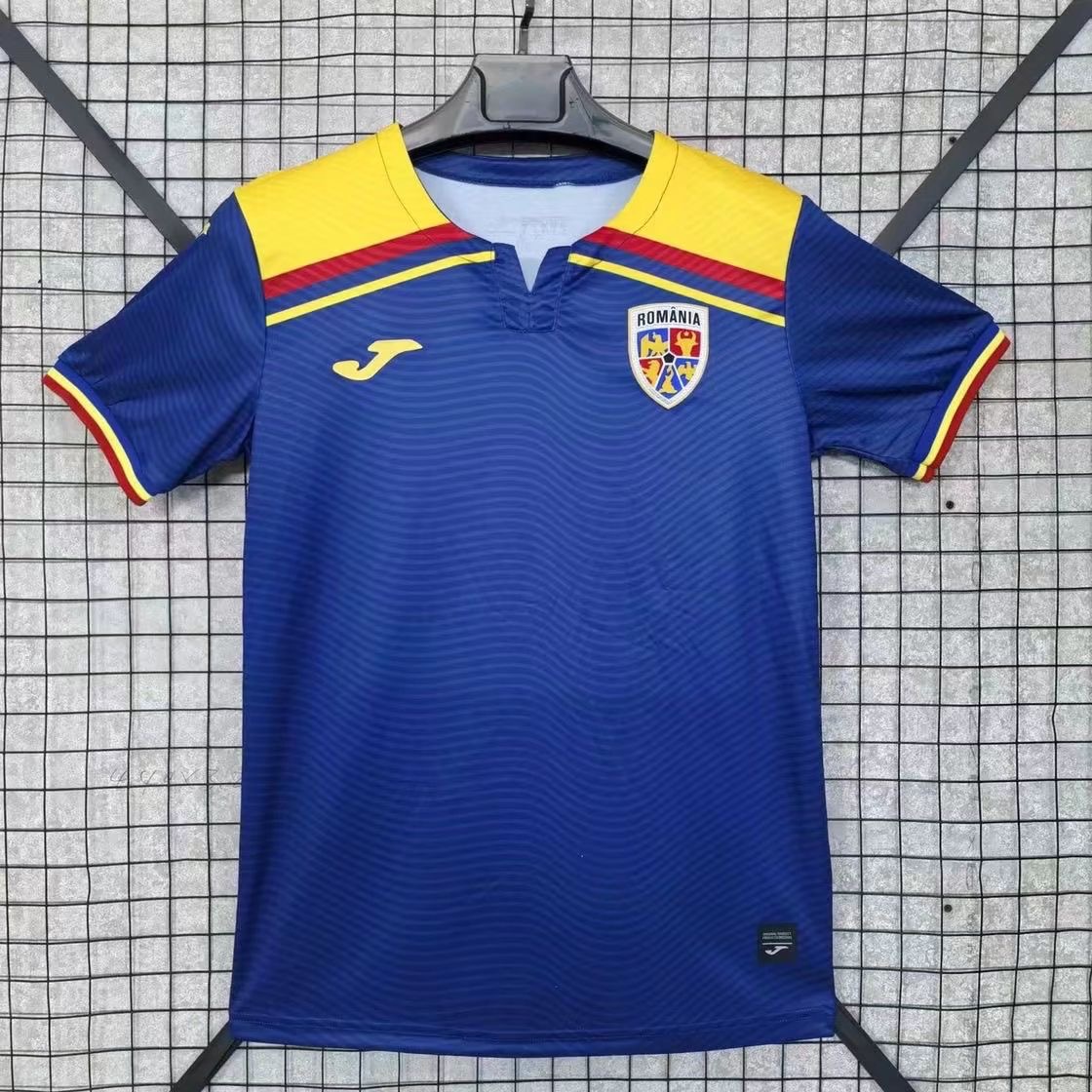 Romania Soccer Jersey Third Away Custom Shirt 2025/26