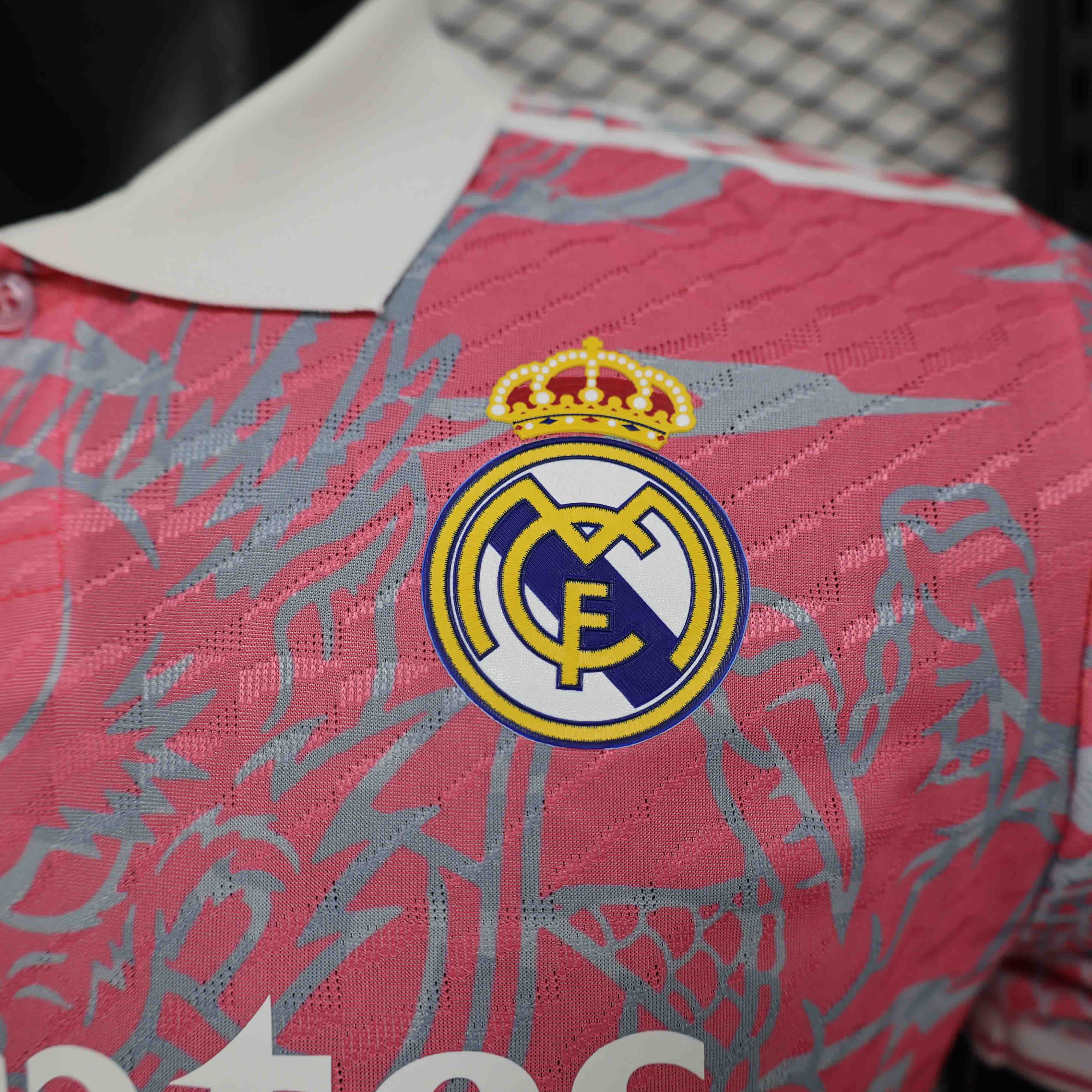 Real Madrid Authentic Soccer Jersey Dragon Pink Special Edition Shirt 2024/25