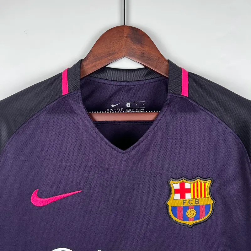 Barcelona Retro Jersey Away Soccer Shirt 2016-17
