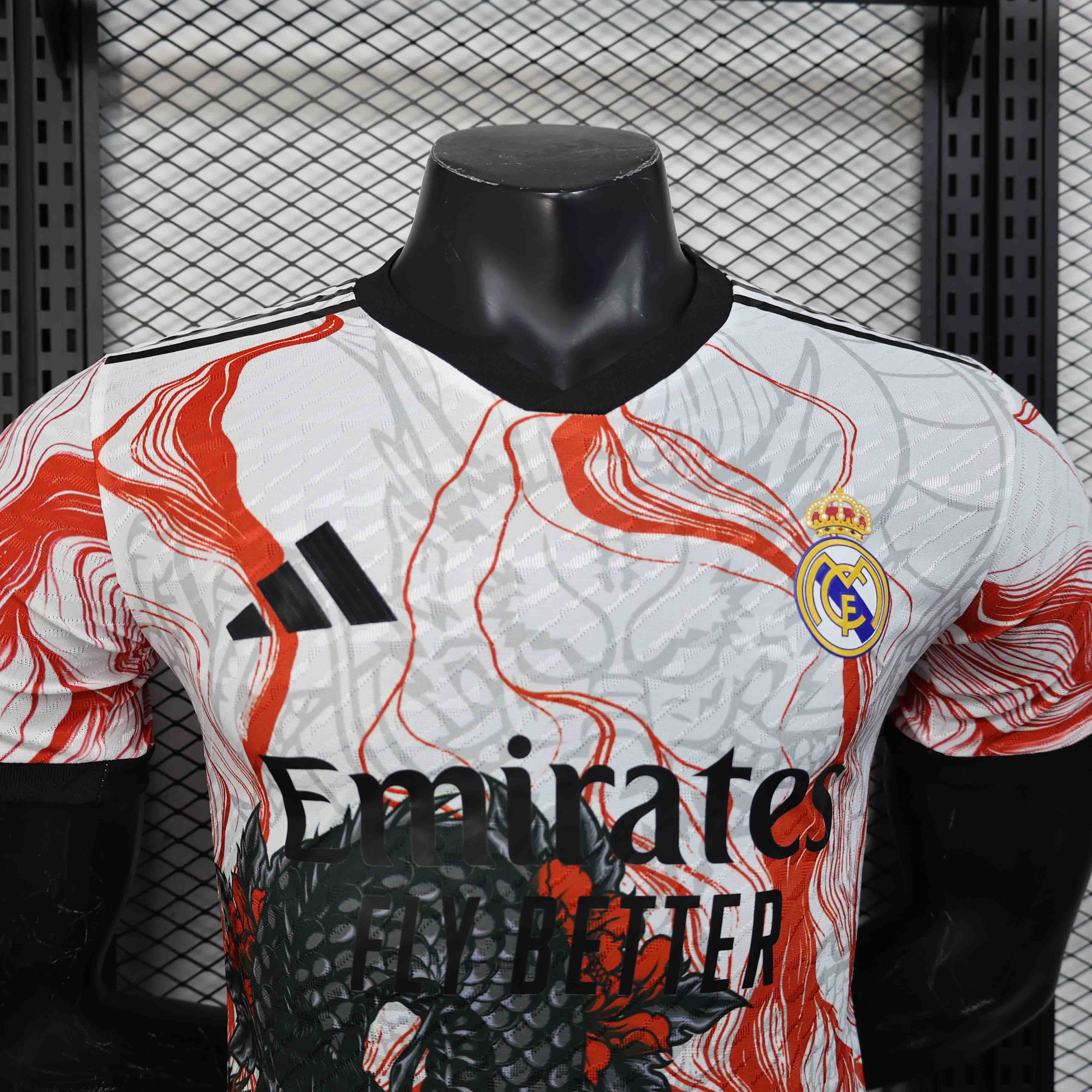Real Madrid Authentic Soccer Jersey Dragon Special Edition Shirt 2025/26