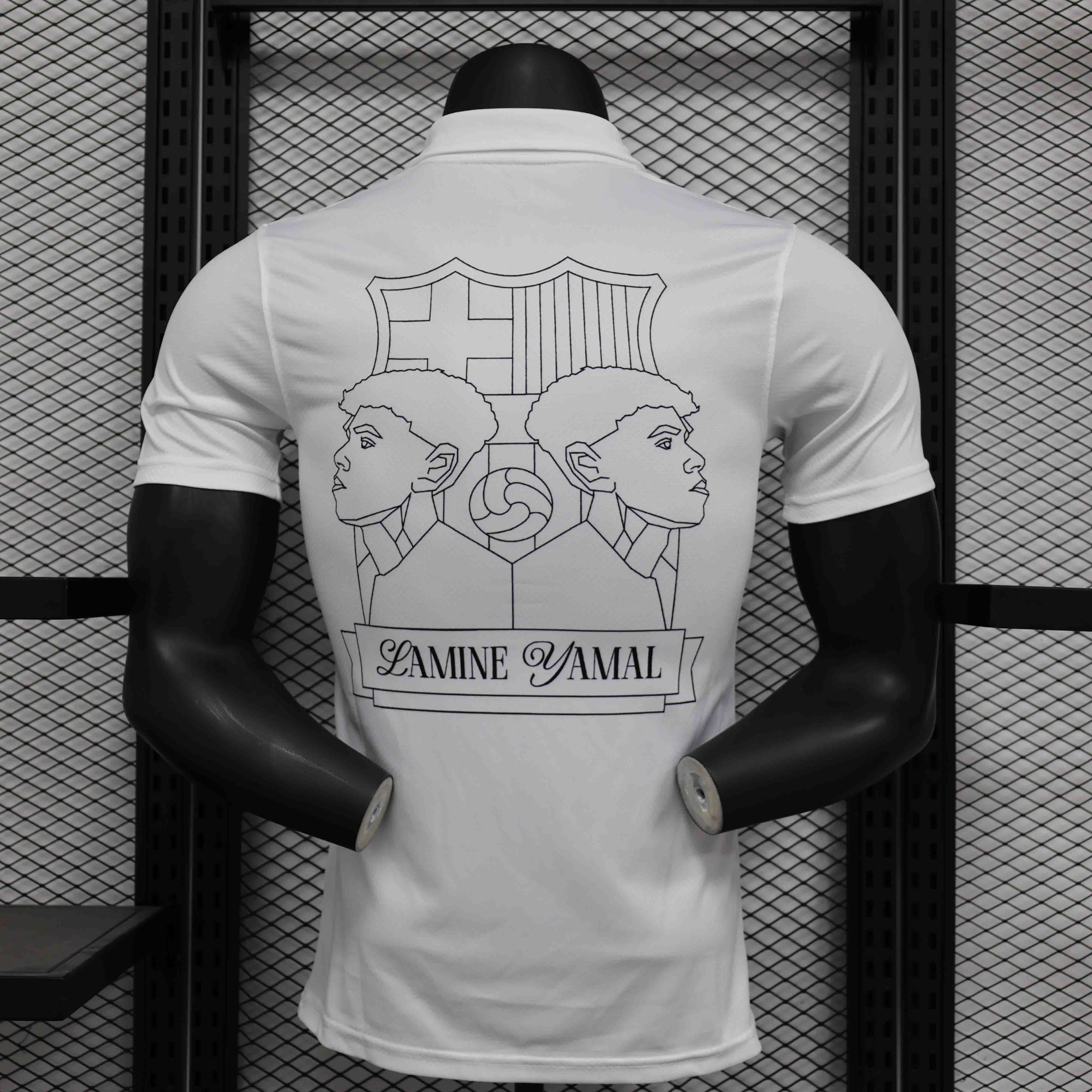 Authentic Football Jersey Barcelona Lamine Yamal Commemorative Edition Shirt 2024/25