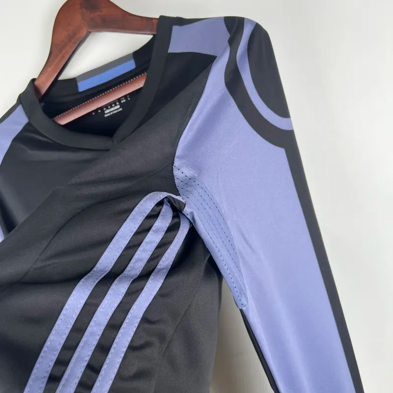 Real Madrid Retro Jersey Third Away Long Sleeve Soccer Shirt 2016/17