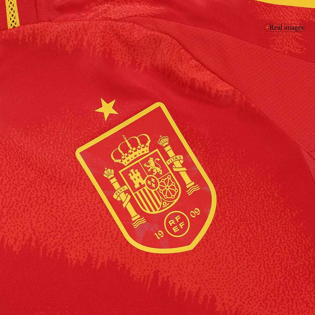 Spain Authentic Soccer Jersey Home Shirt EURO 2024