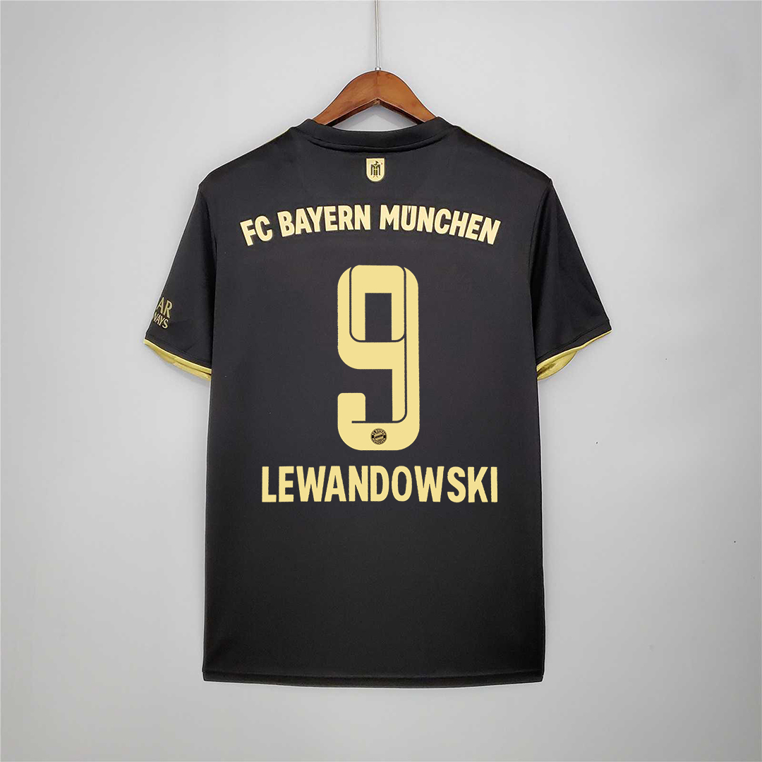 Bayern Munich Retro Jersey Away Soccer Shirt 2021/22