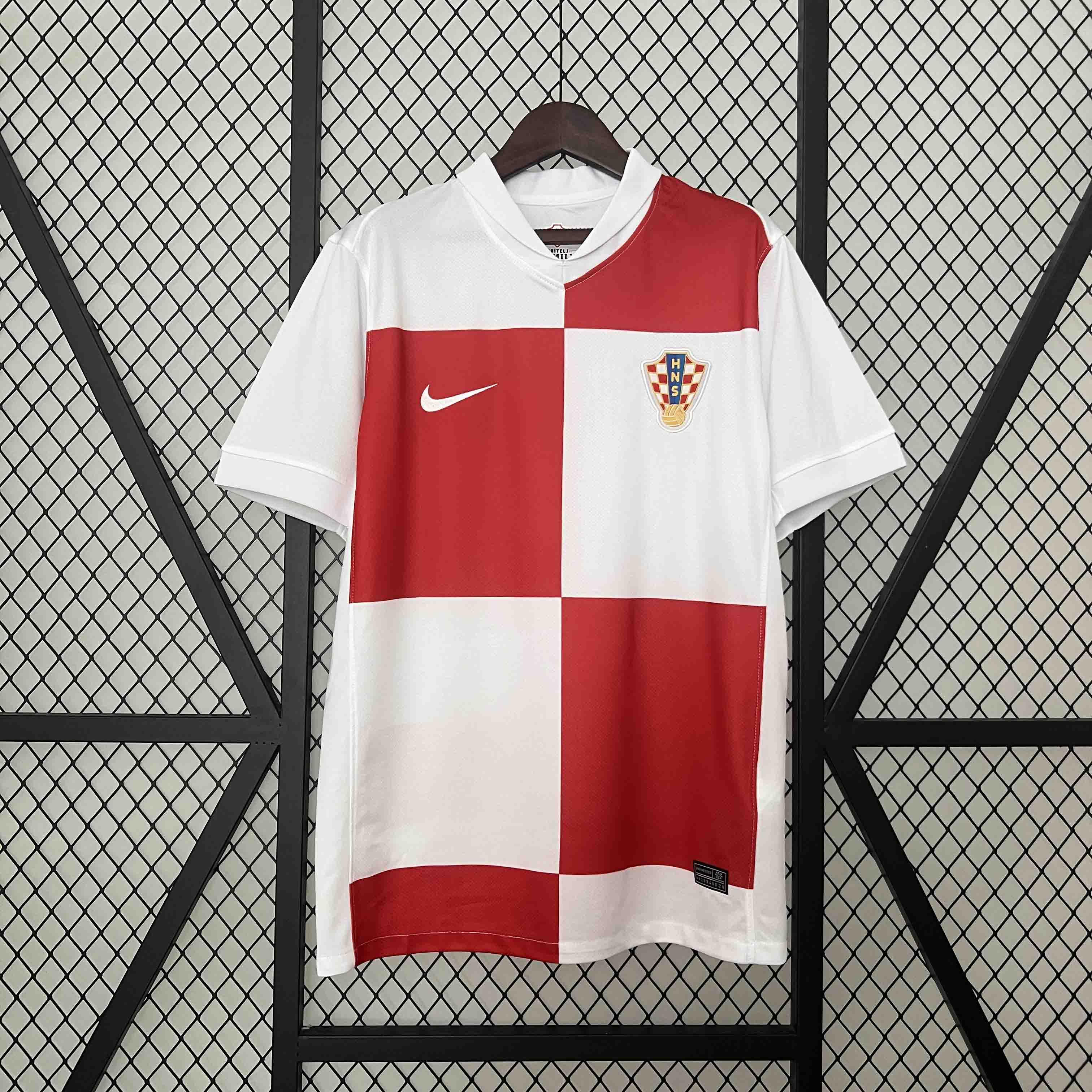 Croatia Soccer Jersey Home Custom Shirt EURO 2024