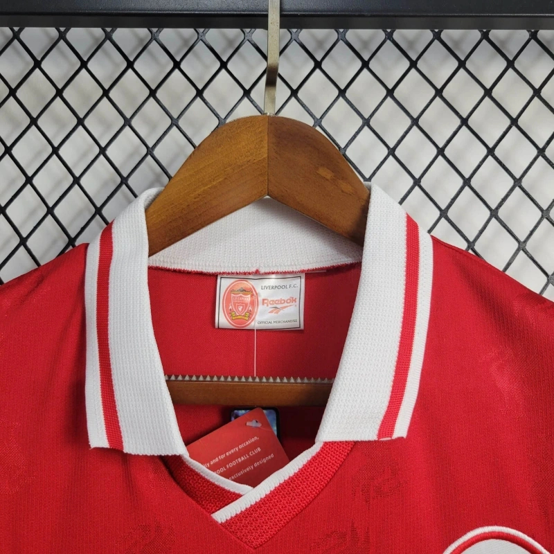 Liverpool Retro Football Jersey Home Custom Shirt 1996/97
