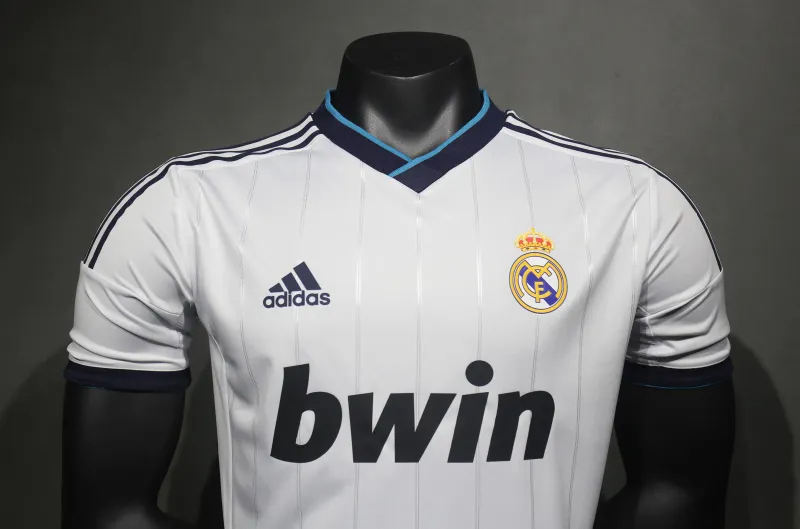 Real Madrid Authentic Retro Jersey Home Soccer Shirt 2012/13