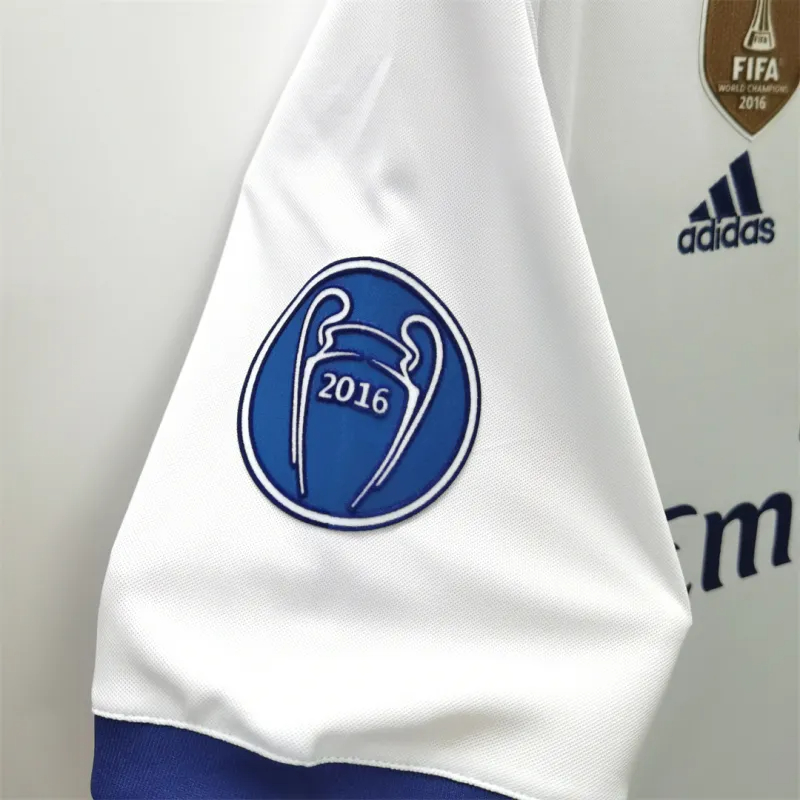Real Madrid Retro Jersey Home Soccer Shirt 2016/17