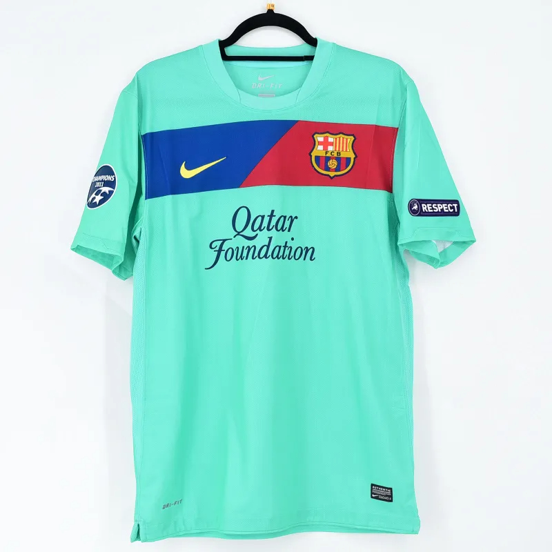 Barcelona Retro Jersey Third Away Soccer Shirt 2011-12