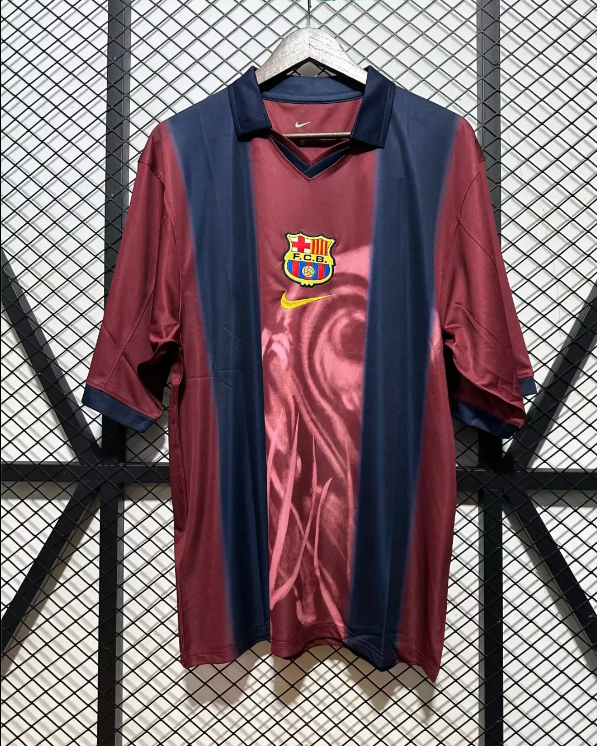 CJ X FC BARCELONA RETRO 2000/01 HOME SKELETON JERSEY
