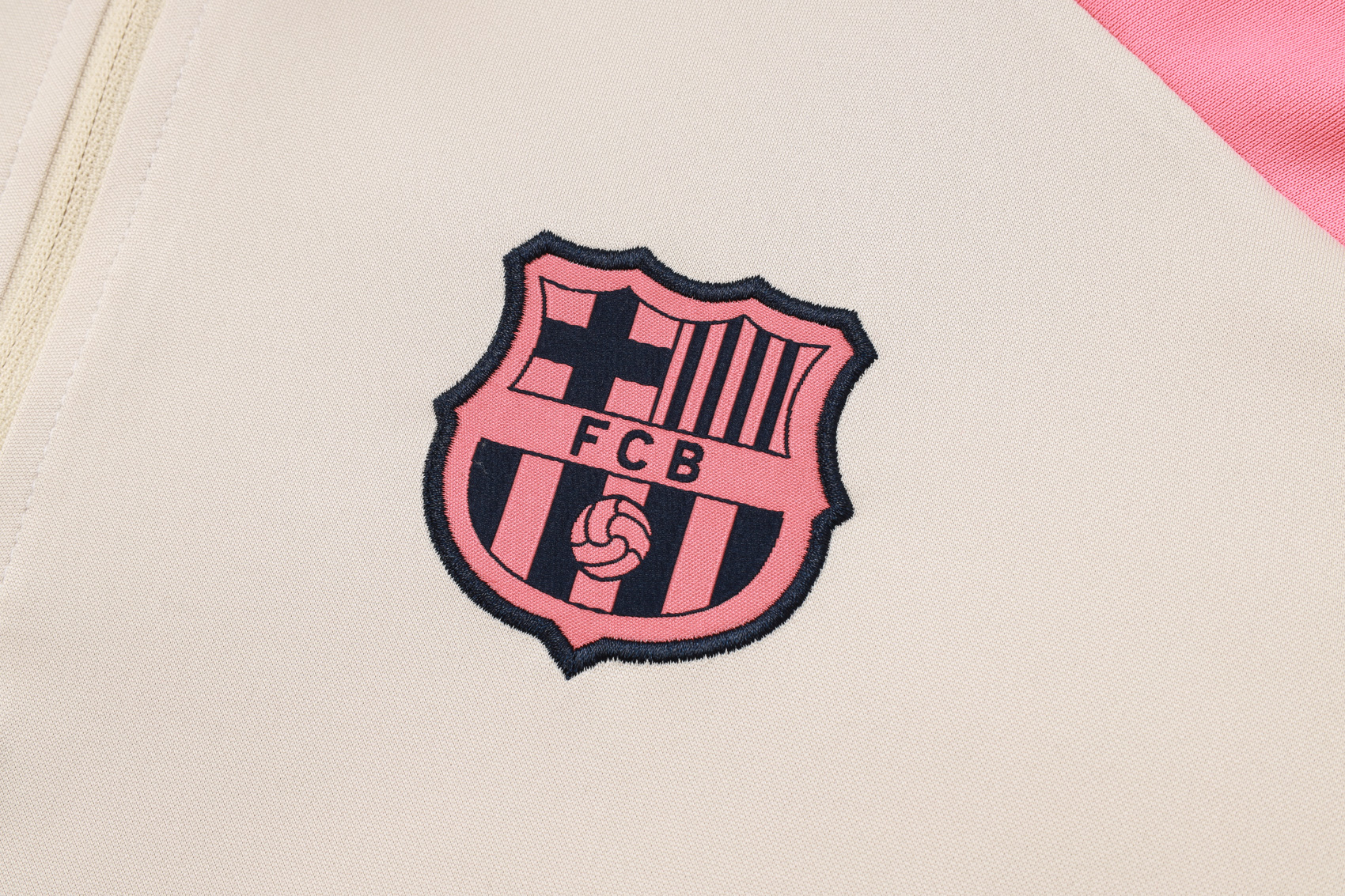 Barcelona Training Kit (Sweatshirt+Pants) Beige 2025/26