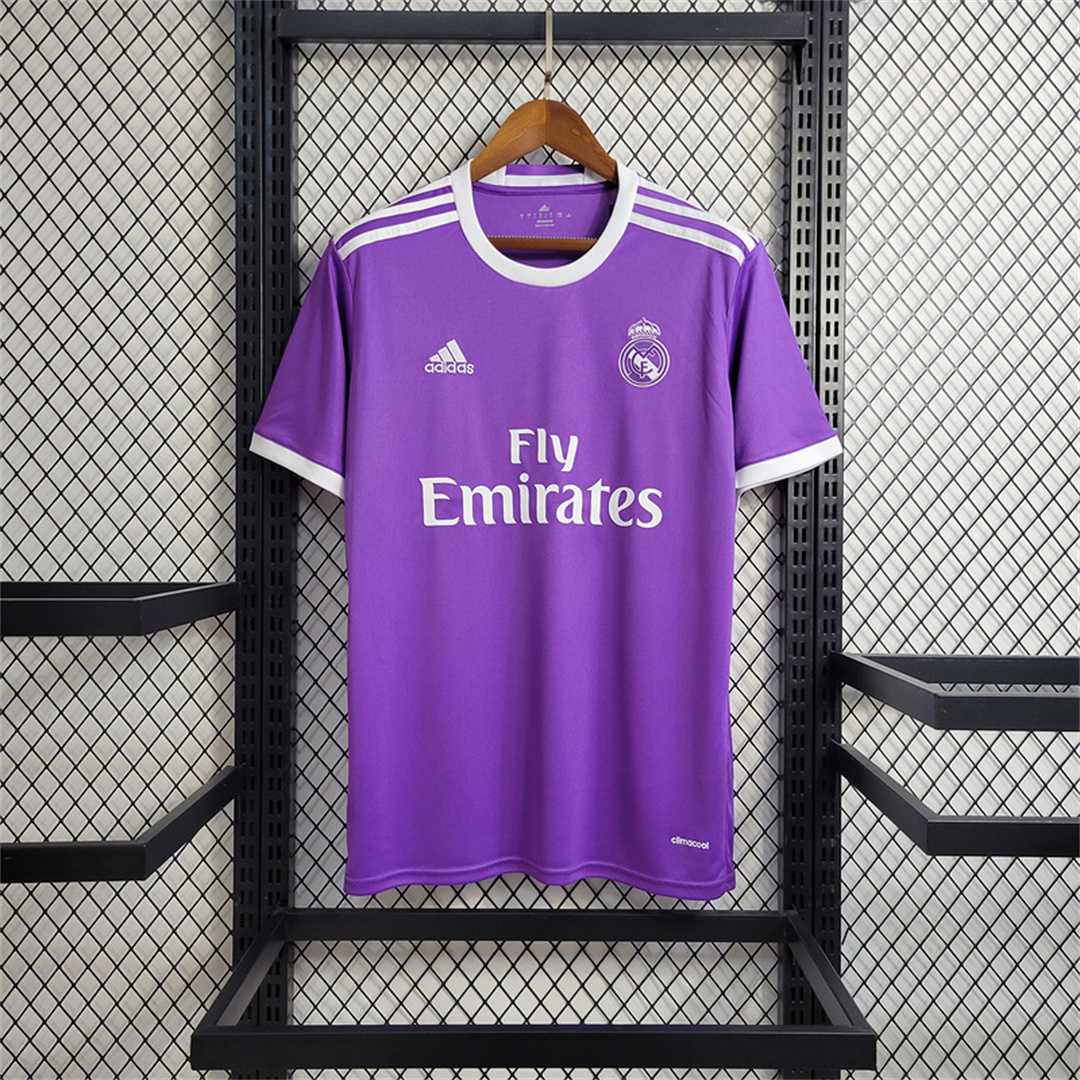Ronlado#7 Real Madrid Retro Jersey Away Soccer Shirt 2016/17