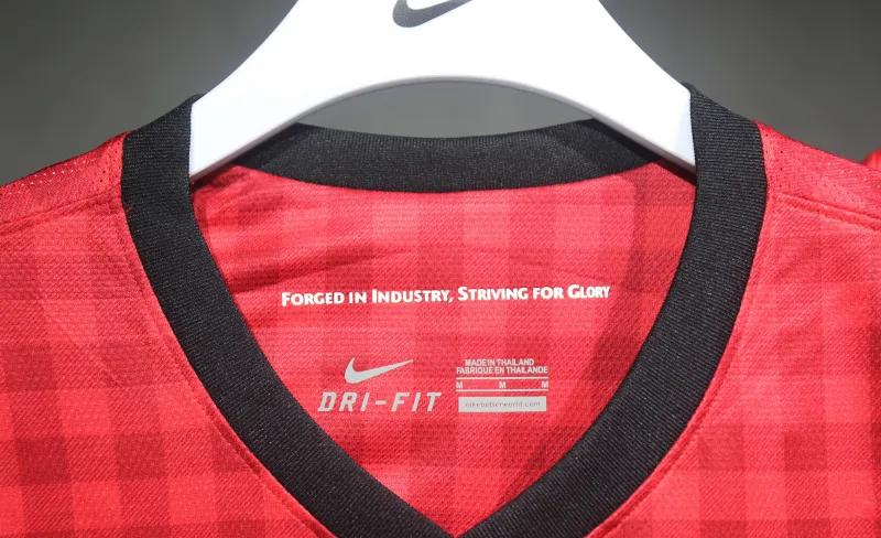 Manchester United Authentic Retro Home Long Sleeve Football Jersey Shirt 2012/13