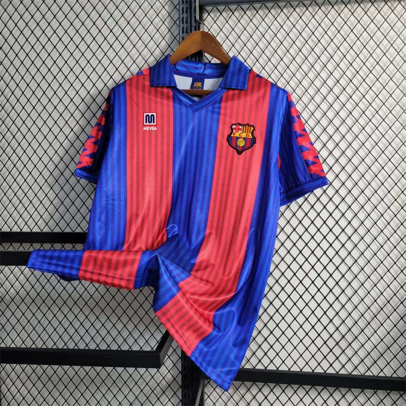 Barcelona Retro Jersey Home Soccer Shirt 1991-92