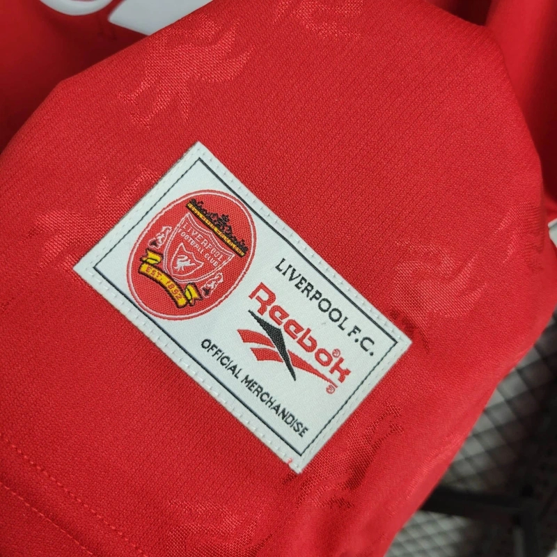 Liverpool Retro Football Jersey Home Custom Shirt 1996/97