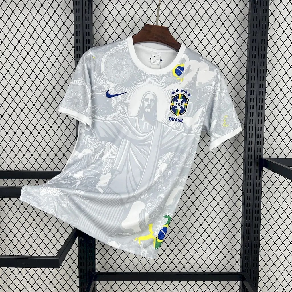 Brazil Soccer Jersey Jesus Special Edition Custom Shirt 2025