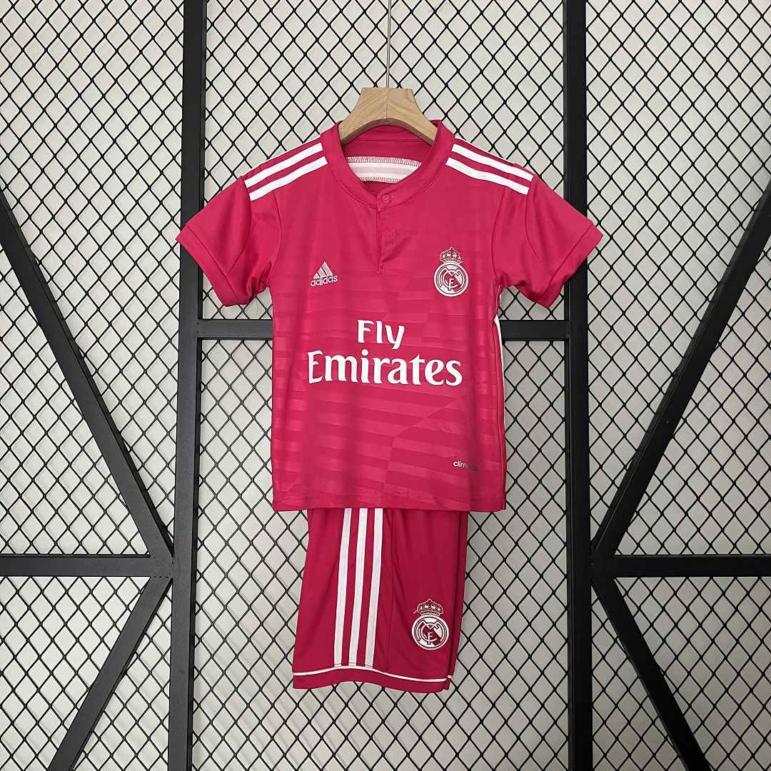 Real Madrid Retro Jersey Away Kids Kit Jersey+Shorts 2014/15