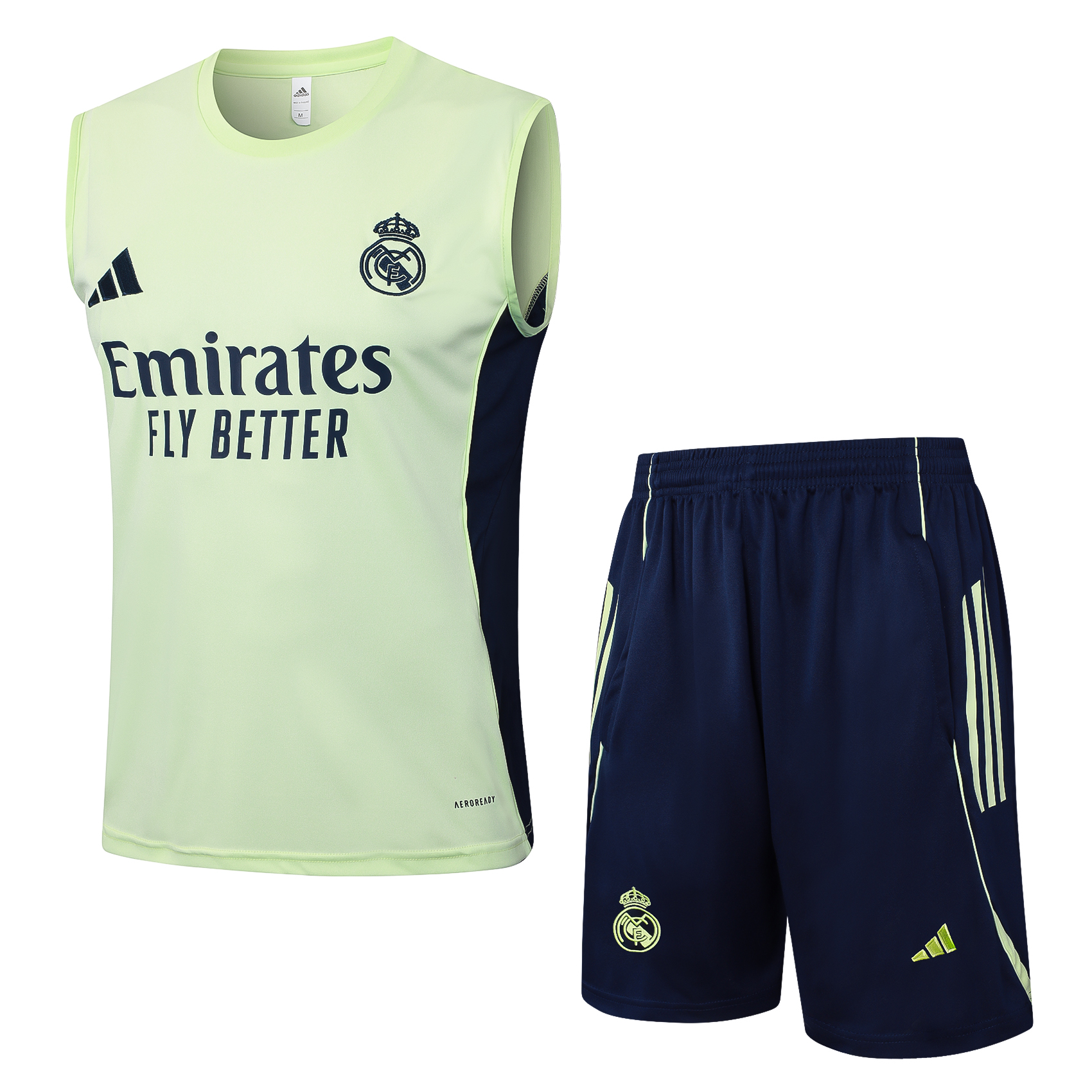 Real Madrid Sleeveless Training Kit Green 2025/26