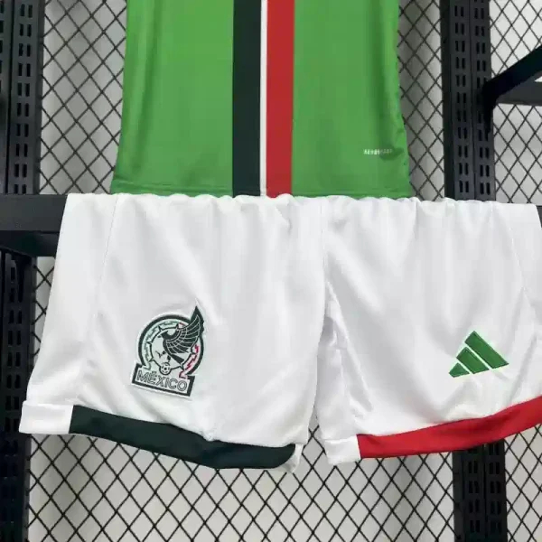 Mexico Home Soccer Jersey Kids Kit Jersey+Shorts 2025