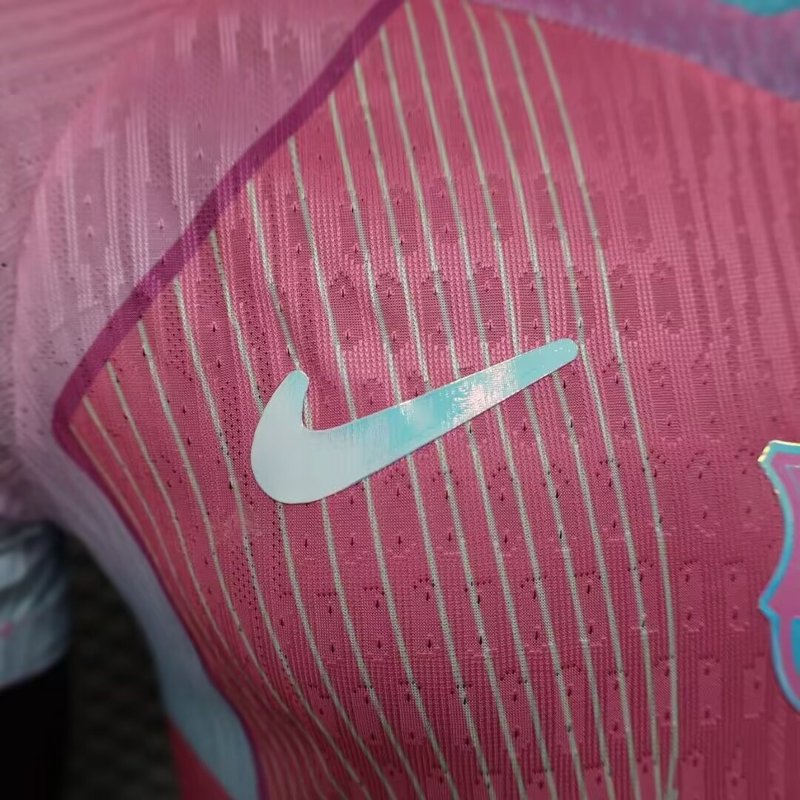 Barcelona Authentic Soccer Jersey Pink Special Edition Shirt 2025/26