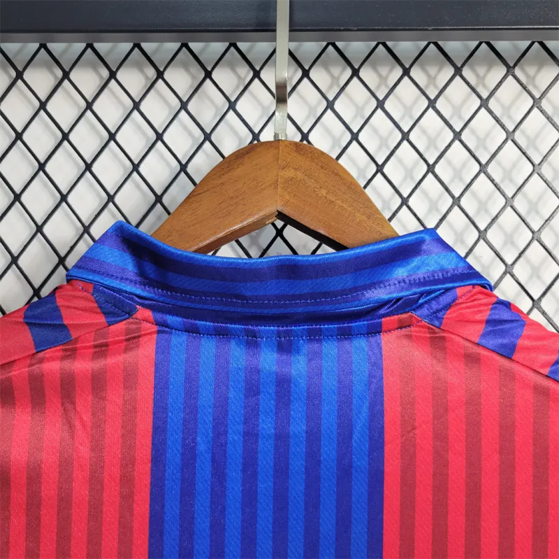 Barcelona Retro Jersey Home Soccer Shirt 1991-92