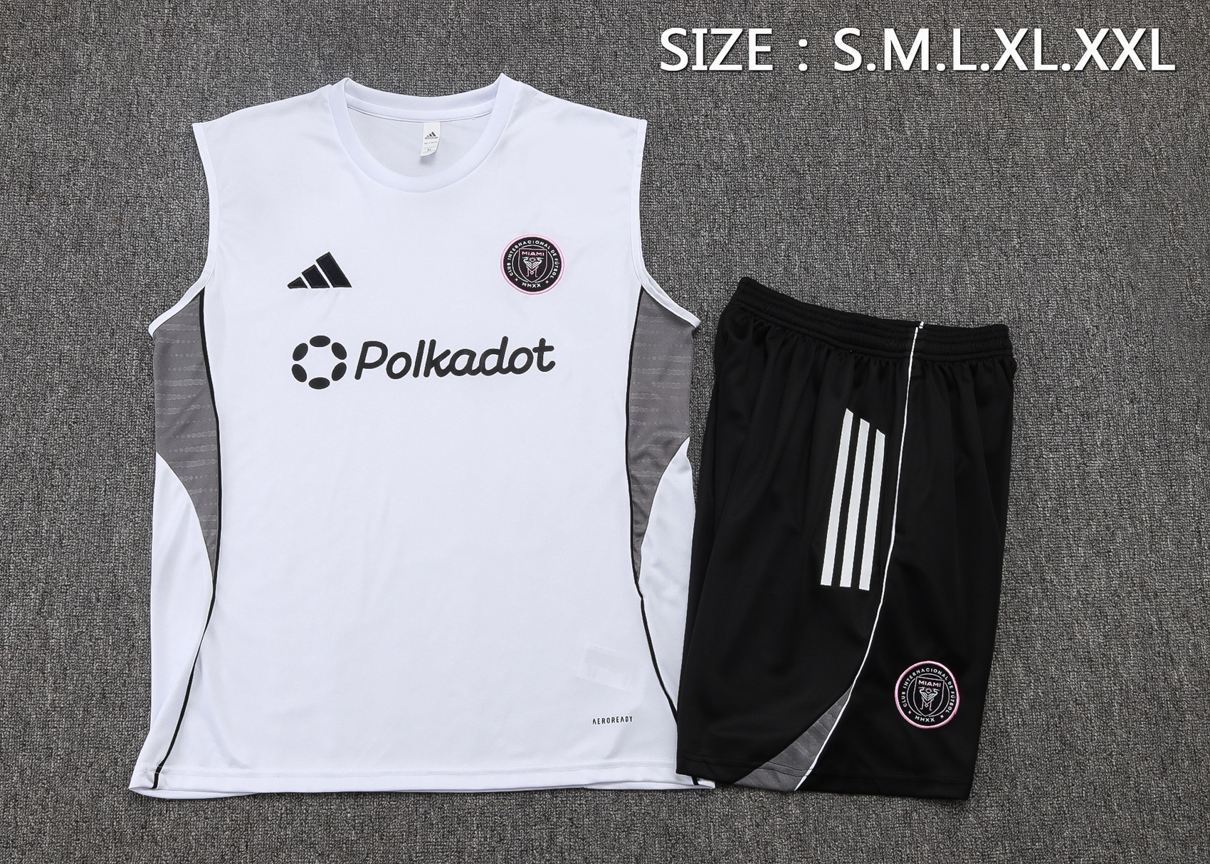 Inter Miami Sleeveless Training Kit White 2025/26