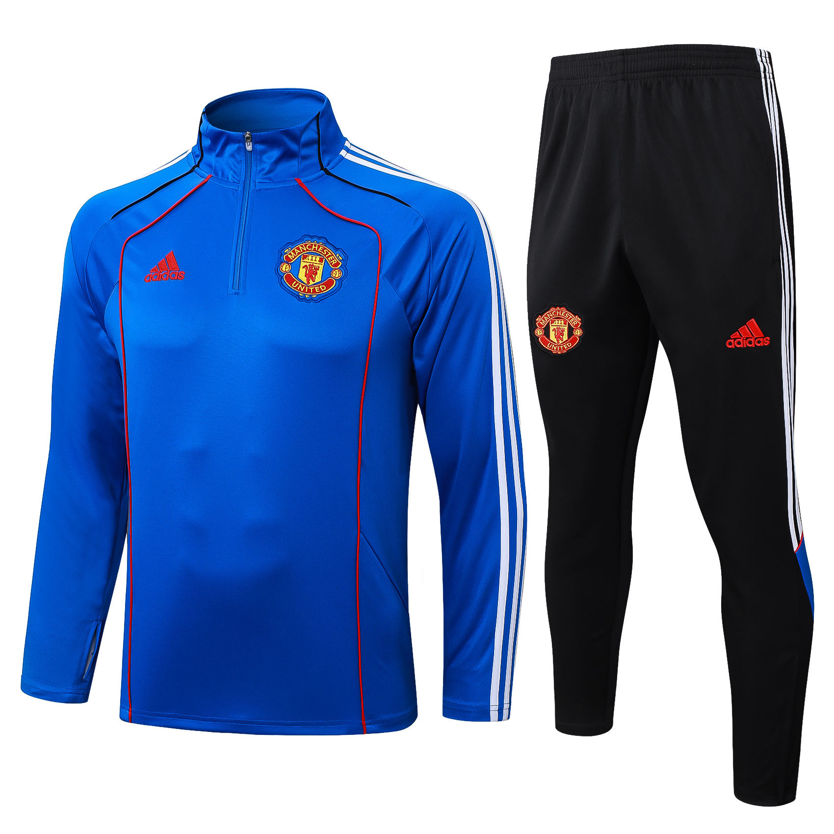 Manchester United Training Kit (Sweatshirt+Pants) Blue 2025/26