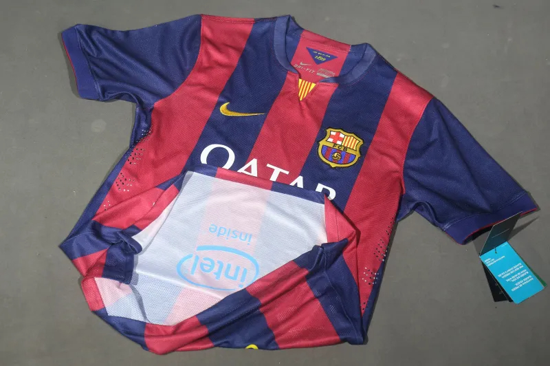 Authentic Barcelona Retro Jersey Home Soccer Shirt 2014-15