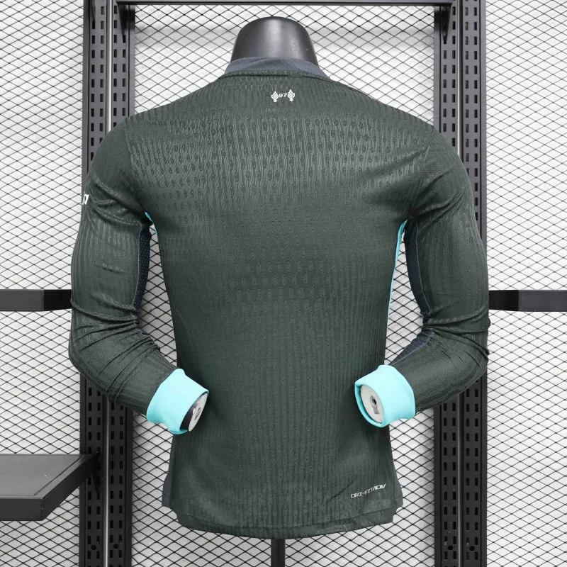 Liverpool Authentic Football Jersey Away Long Sleeve Shirt 2024/25