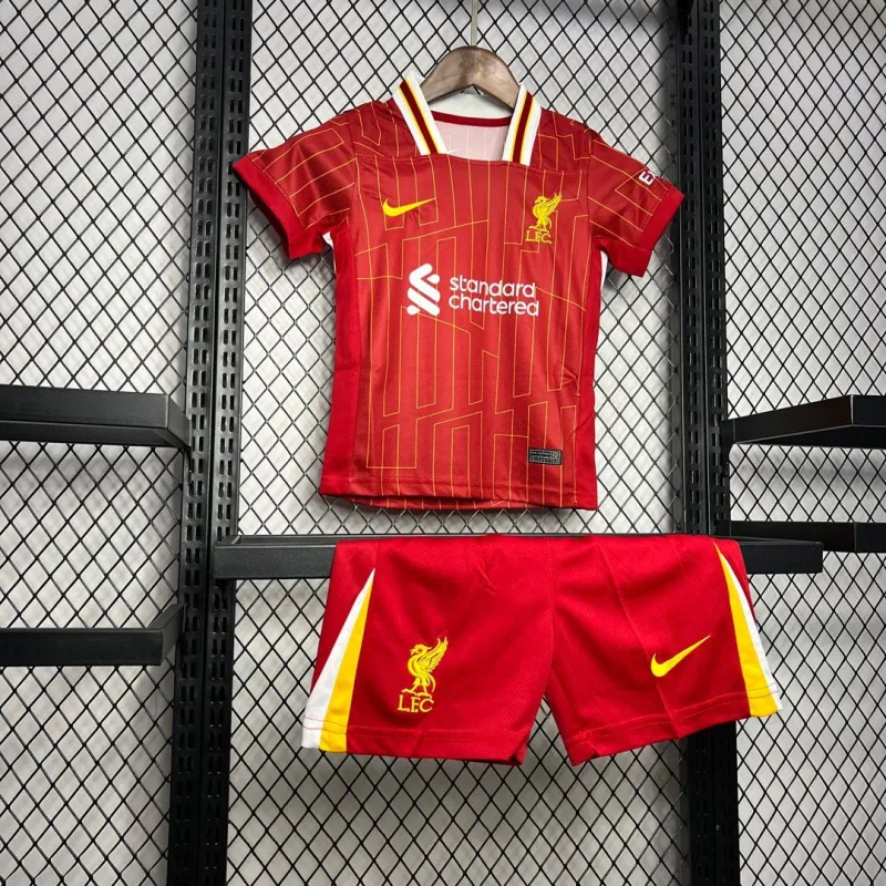 Liverpool Football Jersey Home Kids Kit Jersey+Shorts 2024/25