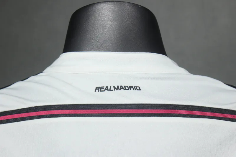 Real Madrid Authentic Retro Jersey Home Soccer Shirt 2014/15