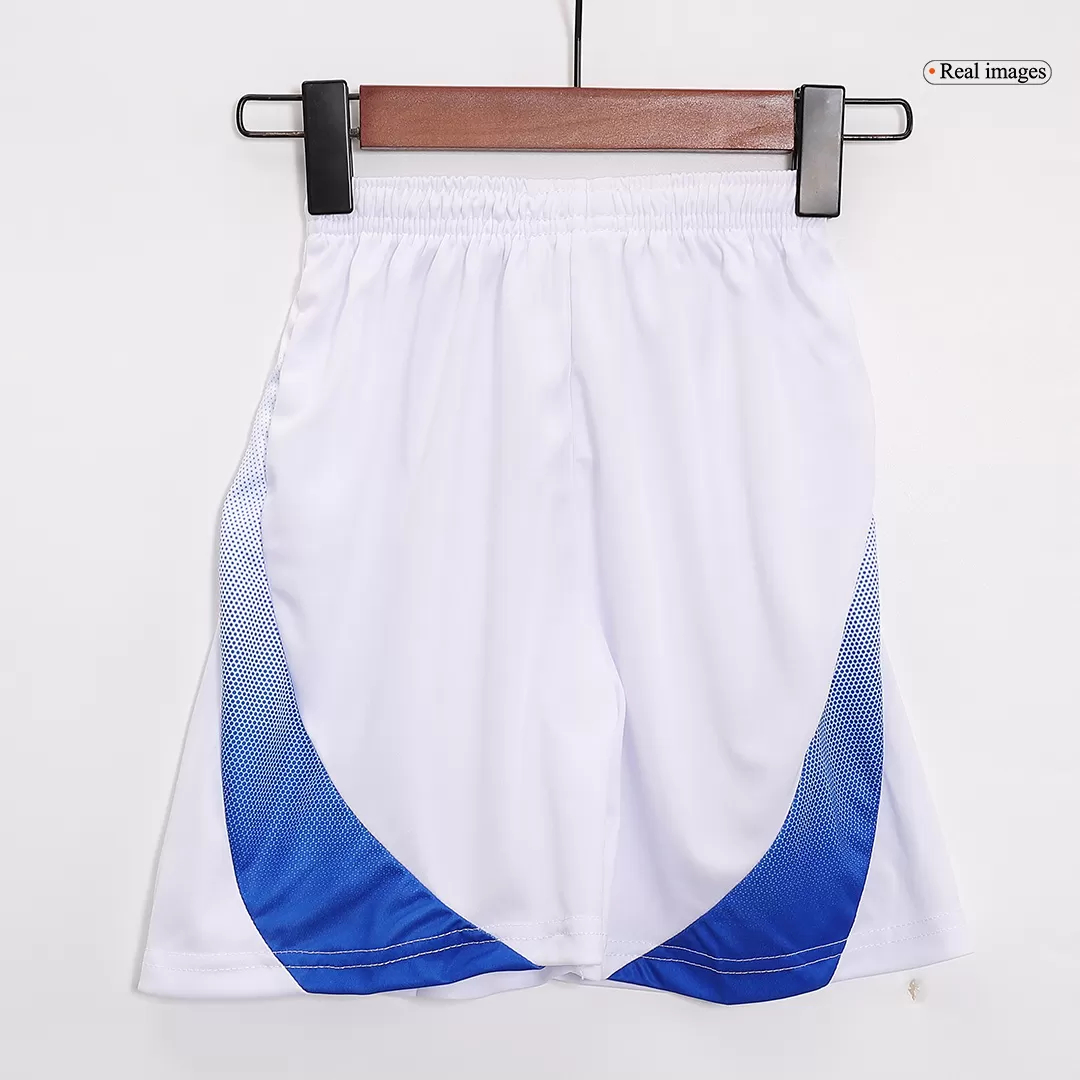 Italy Home Football Uniform Kids Kit Jersey+Shorts EURO 2024