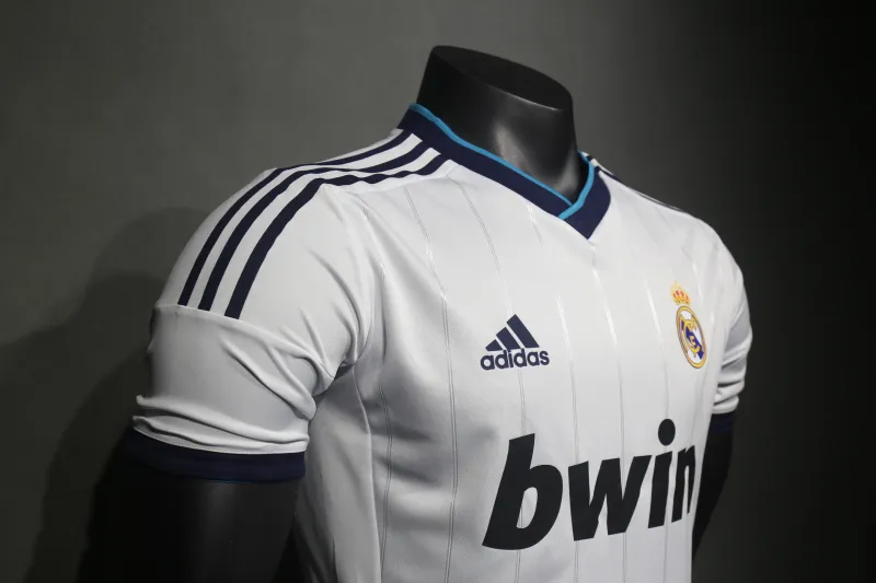 Real Madrid Authentic Retro Jersey Home Soccer Shirt 2012/13