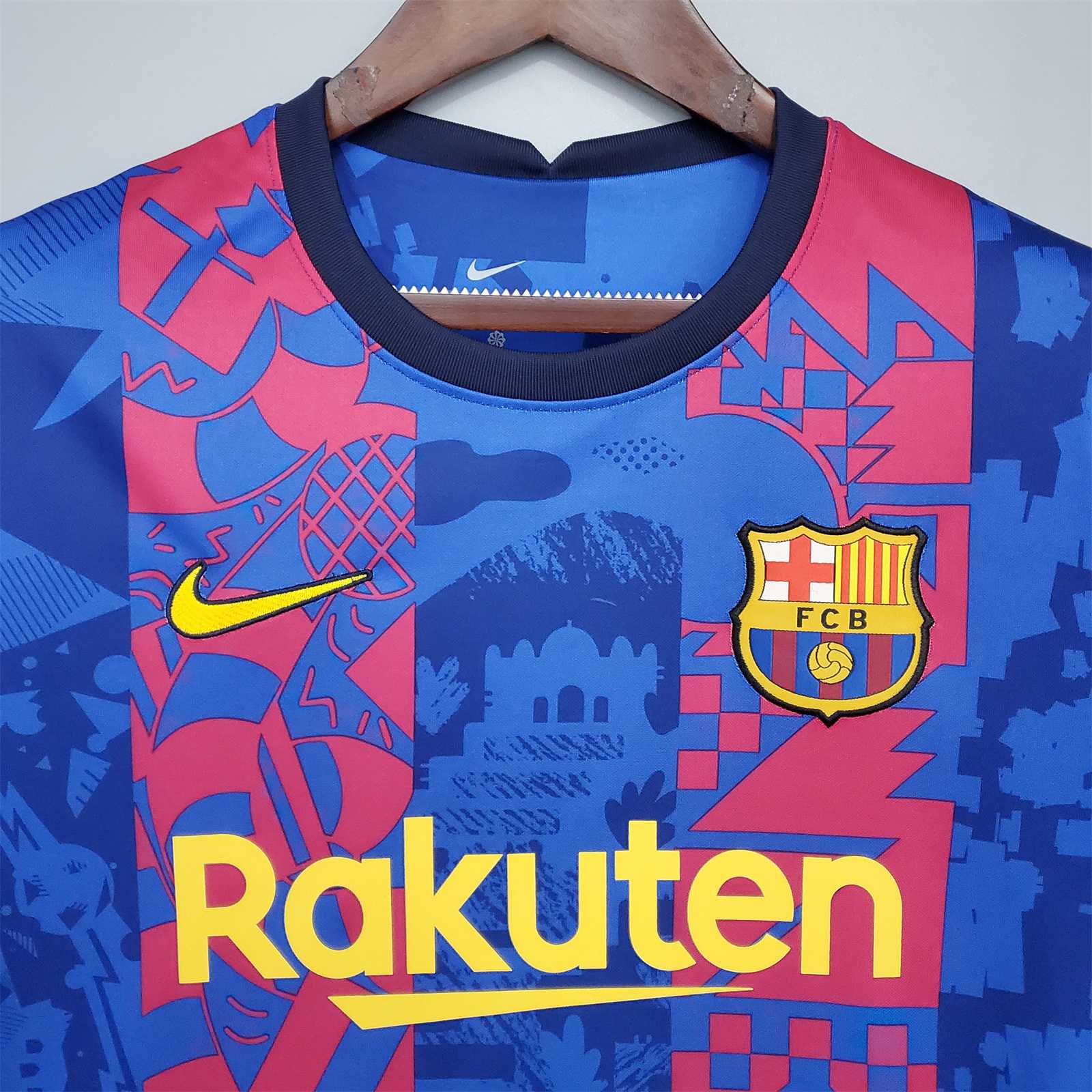 Barcelona Retro Jersey Third Away Soccer Shirt 2021/22