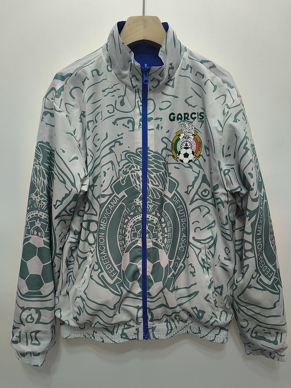 Mexico Retro Reversible Double-Sides Windbreaker Jacket 1999