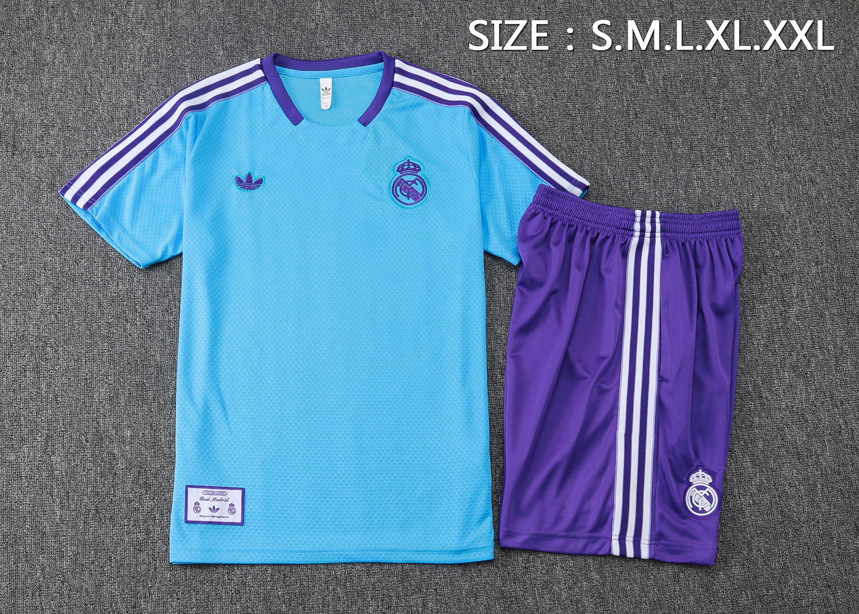 Real Madrid Training Jersey Kit Blue 2025/26